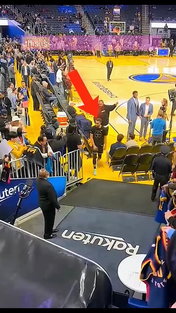 I was at the Golden State warriors game