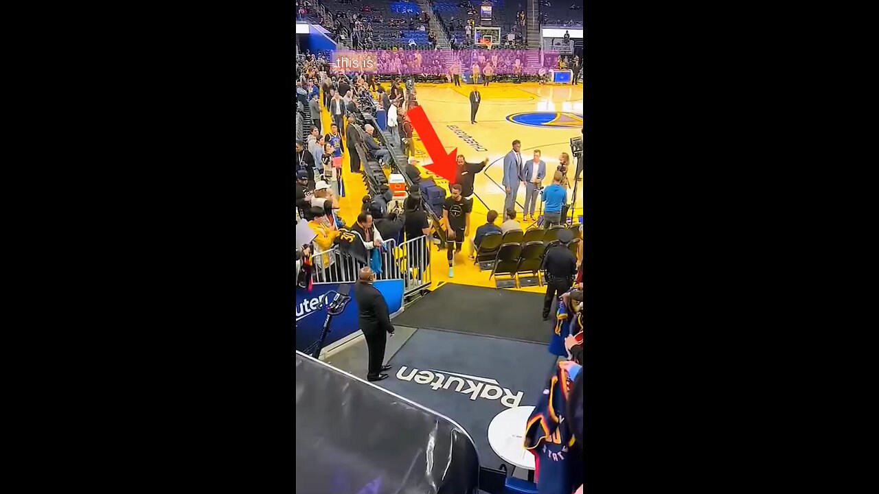 I was at the Golden State warriors game