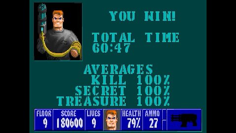 Wolfenstein 3D, Episode 6 - Confrontation: 100% Complete Playthrough