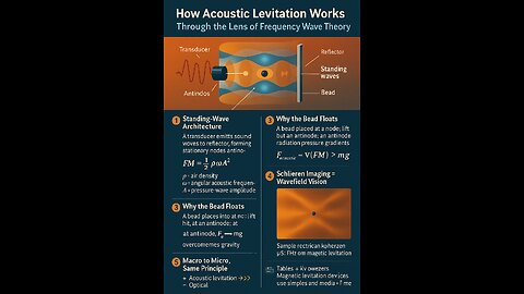 How Acoustic Levitation Works Through the Lens of Frequency Wave Theory