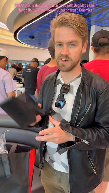 BREAKING: Tesla Candy has arrived with Dog Mode Chill, Mango Bolt, & Cyberberry Supercharge