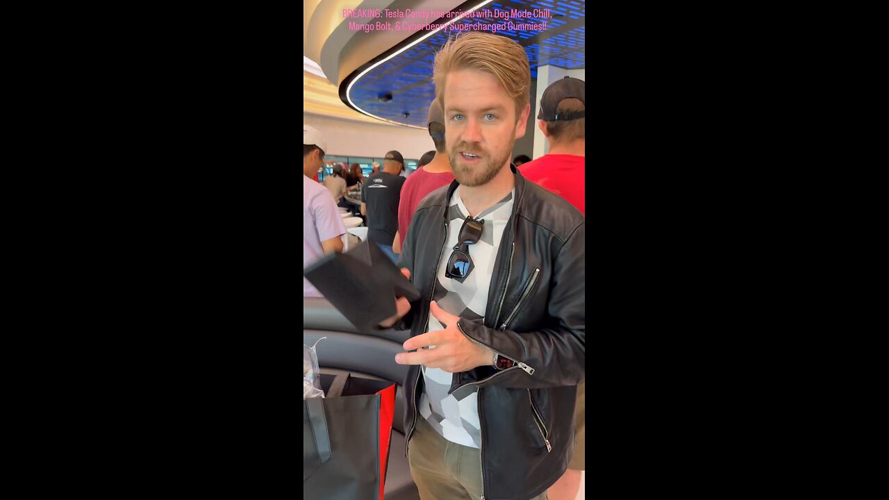 BREAKING: Tesla Candy has arrived with Dog Mode Chill, Mango Bolt, & Cyberberry Supercharge