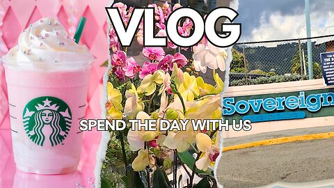 Flowers Shopping + Starbucks + Out and About