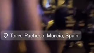 These are North Africans in Spain with clubs and knives. Those that mediamaistream