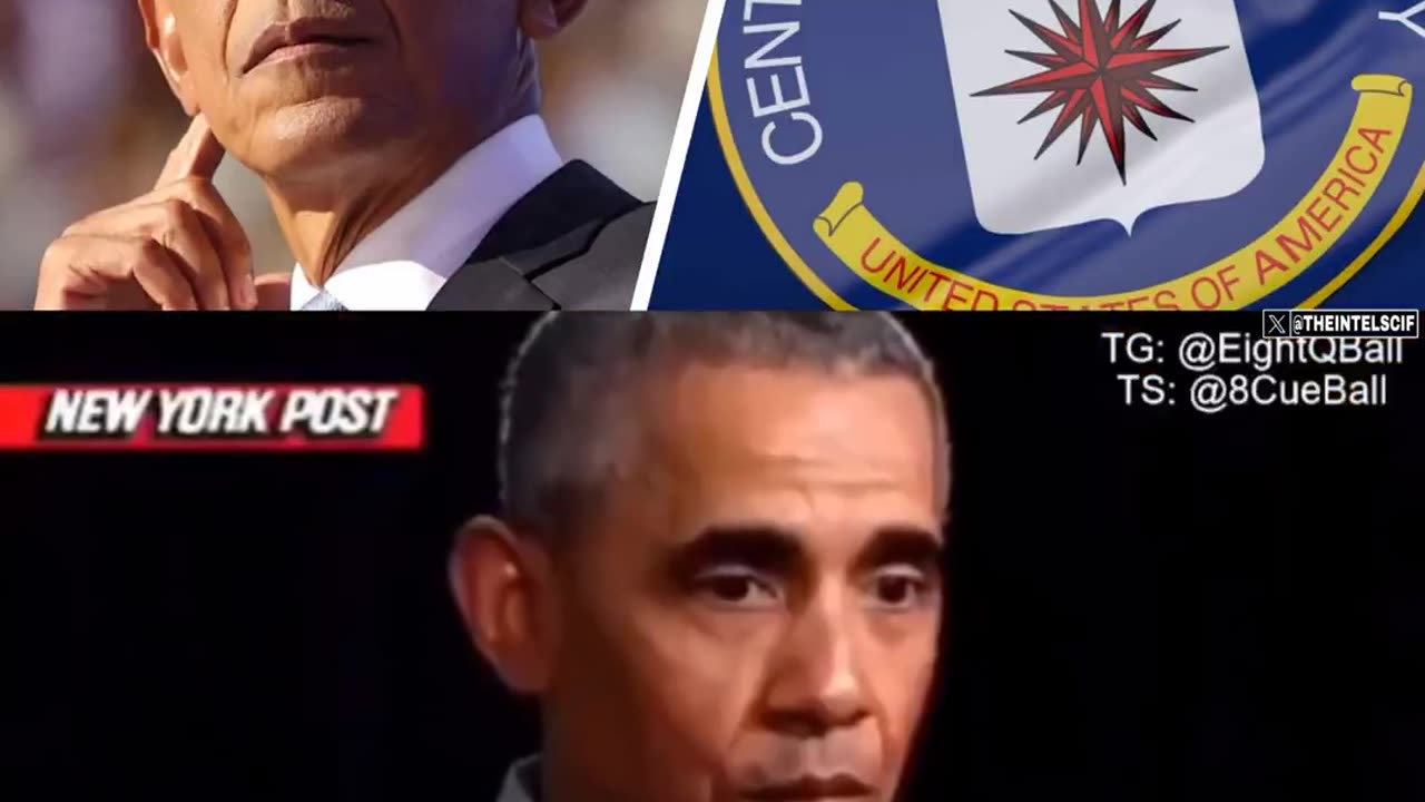 OBAMA and the CIA. All roads lead to Obama.