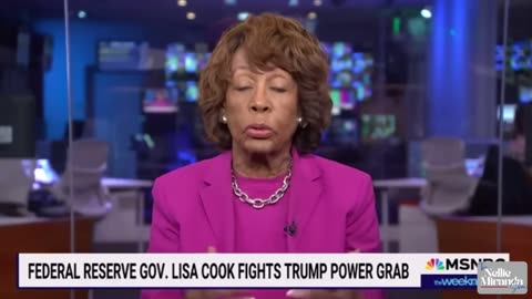 Maxine Waters Demands Trump Be Declared Unfit for Office