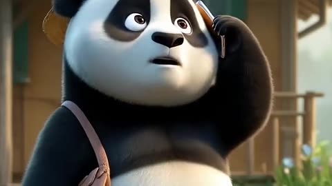 Makanan lezat😁#cuteanimals #ai #panda #funny #animals