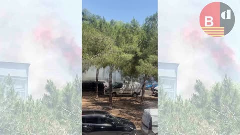 Un incendio en la Marina del Port provoca la alarma entre los vecinos