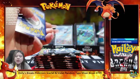Dolly's Breaks Pokémon Scarlet & Violet Random Type Mixer Break #799 [July 19, 2025]