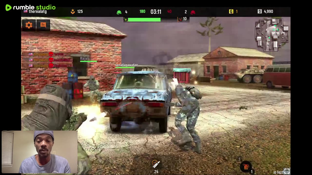 Gaming stream clapping shit out