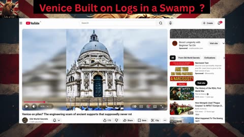Venice Built on Logs in a swamp ?