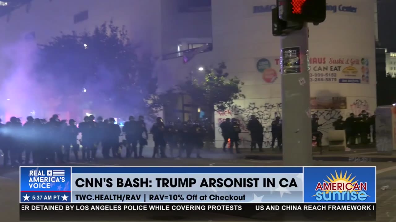 CNN'S BASH: TRUMP ARSONIST IN CALIFORNIA