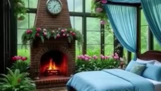 Glass Resort Bedroom.