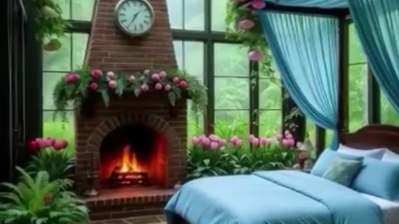 Glass Resort Bedroom.