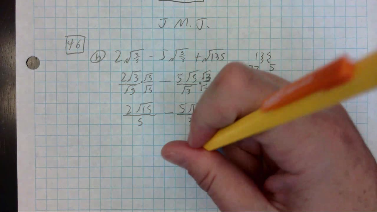 Saxon Algebra 2 Lesson 46 (b)