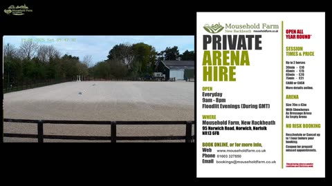 Mousehold Farm All Weather Riding arena