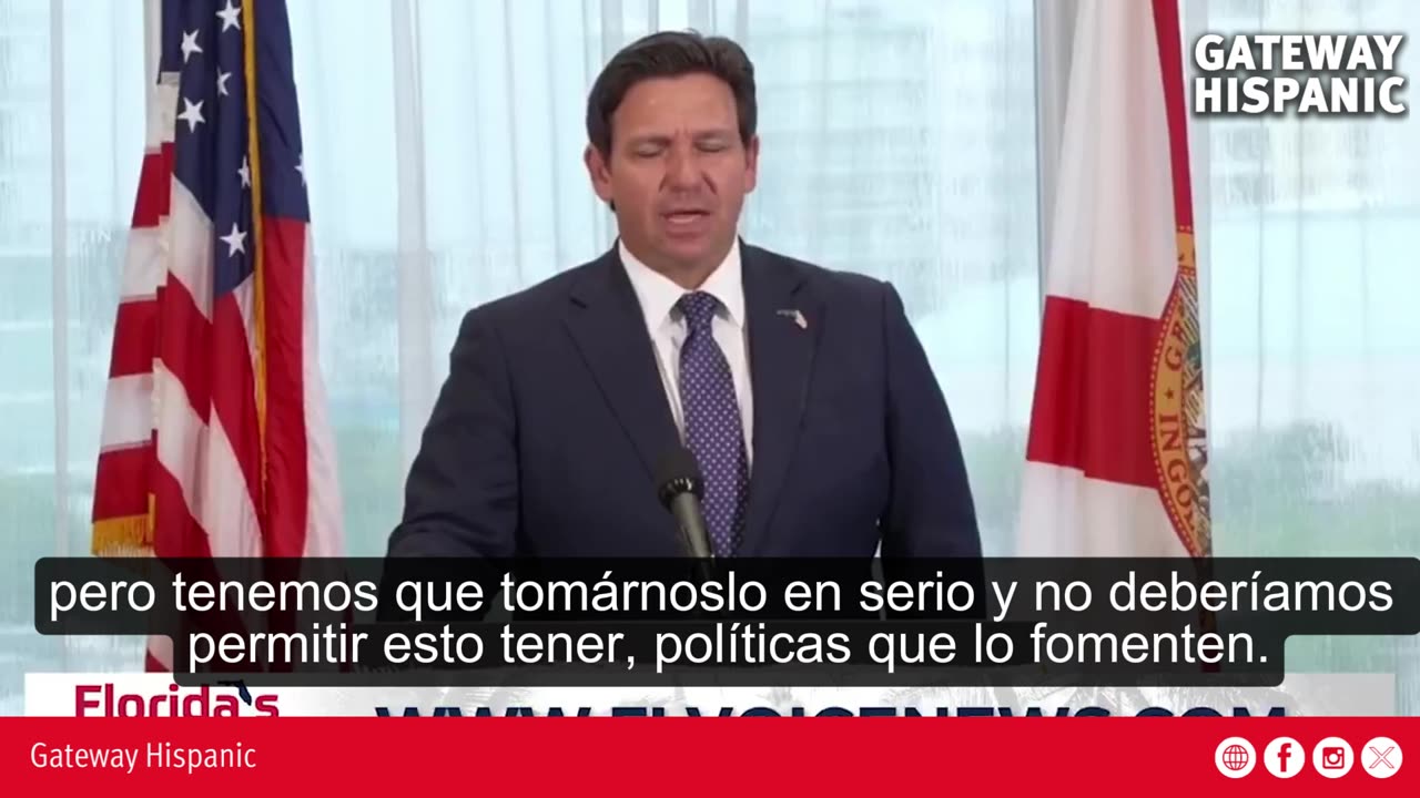 Ron DeSantis: Las consecuencias de una frontera abierta ya se están pagando caro.