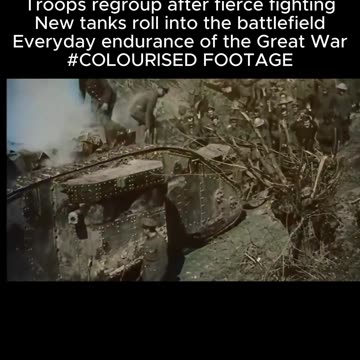 British soldiers distribute rations at the Battle of Ancre 1916