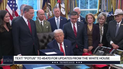 Trump Participates in Government Funding Bill Signing [Feb. 3, 2026]