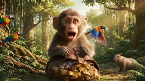 A Monkey Found a Bag of Gold