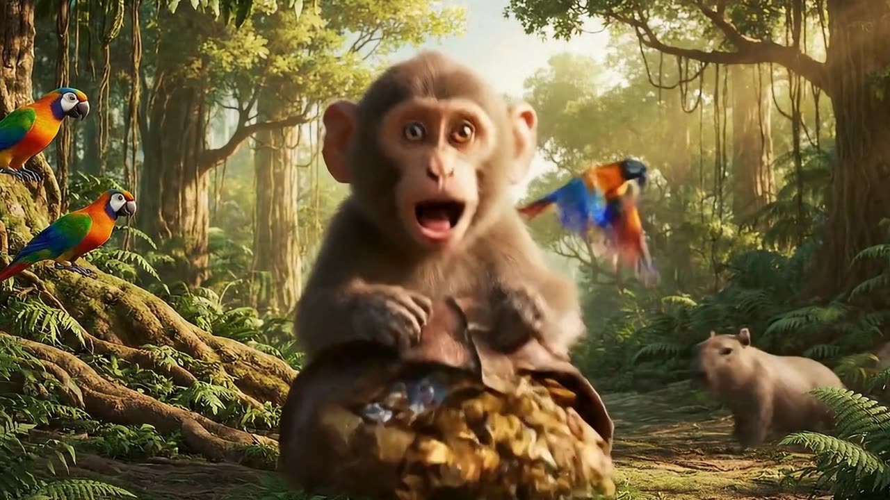 A Monkey Found a Bag of Gold