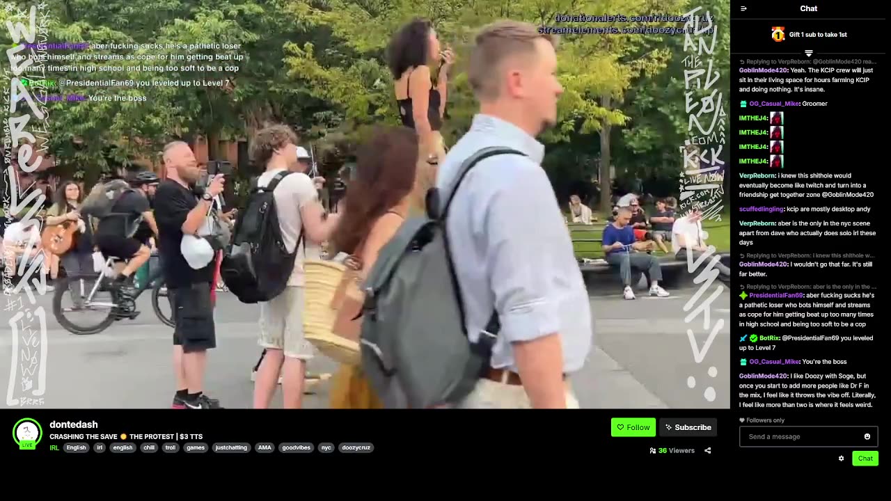 DONTEDASH AKA DOOZYCRUZ SAVE THE SUN PROTEST NYC WSP JUNE 5TH 2025
