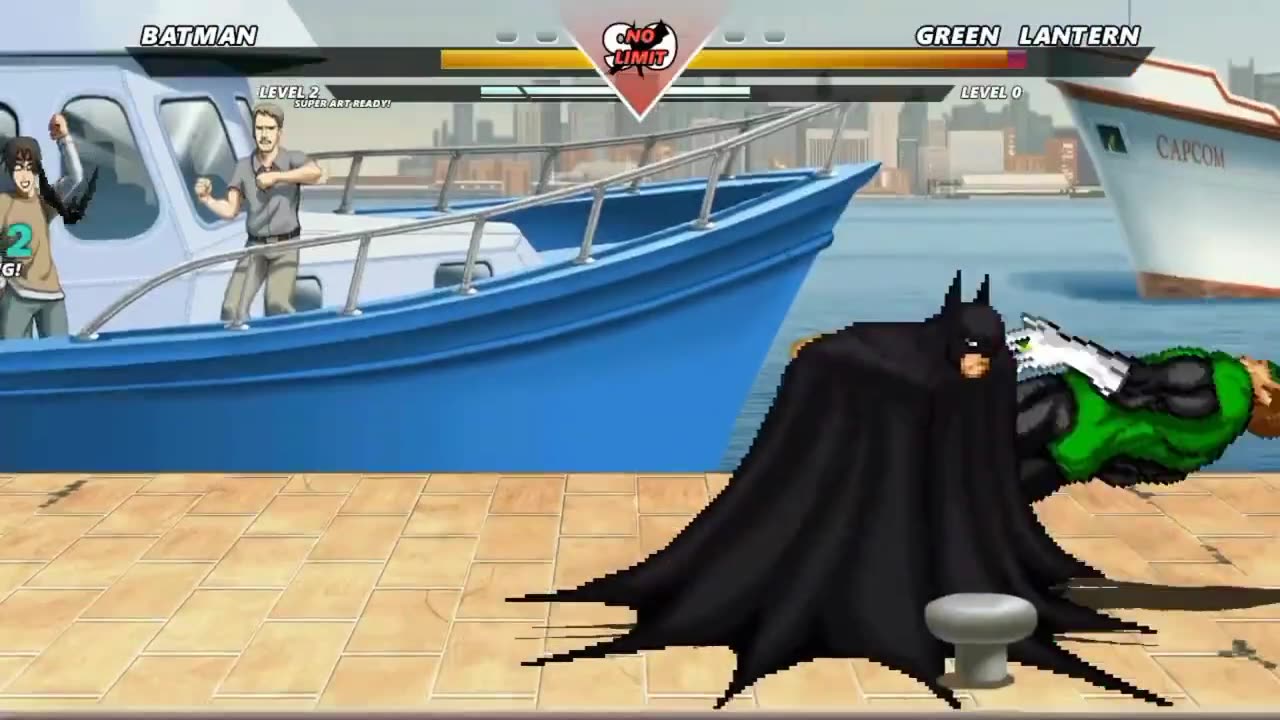 BATMAN vs GREEN LANTERN - (Hardest AI)