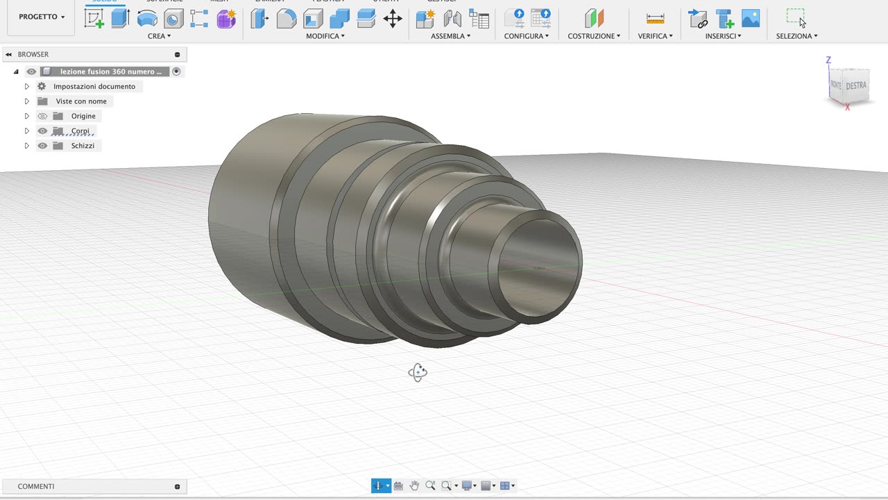 lezione 3 FUSION 360 CAD