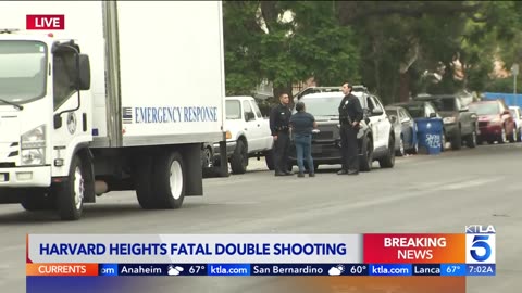 Man assaulting woman shoots her, passerby who tried to intervene in historic L.A. neighborhood
			