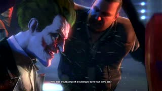 Batman saves the Joker