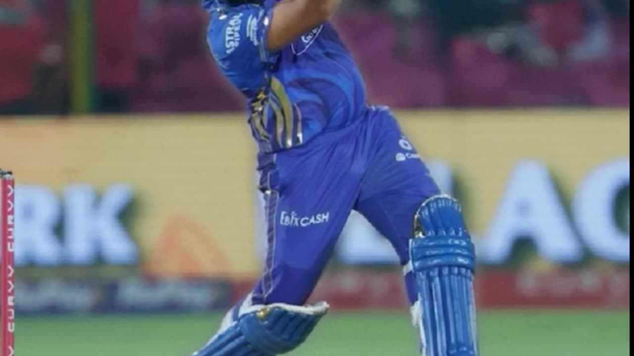 MI gave target of 218 runs to RR in the 50th match of IPL 25 in Jaipur. Predict the Winner.