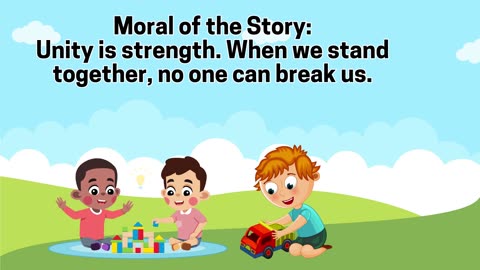 Unity is Strength _ Short Moral Story in English for Kids _ The Sticks and the Brothers