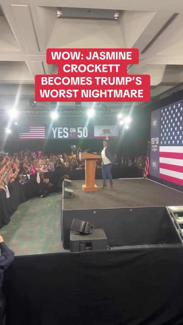 Jasmine Ctockett says that the Texas redistricting map is “RAClST”..