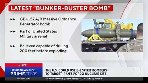 U.S. B-2 Spirit Bombers: Planes that could target Iran's Fordo nuclear site