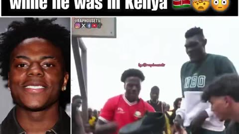 IShow Speed met the tallest man in Africa, who is 8’2” while he was in Kenya 🇰🇪 🤯