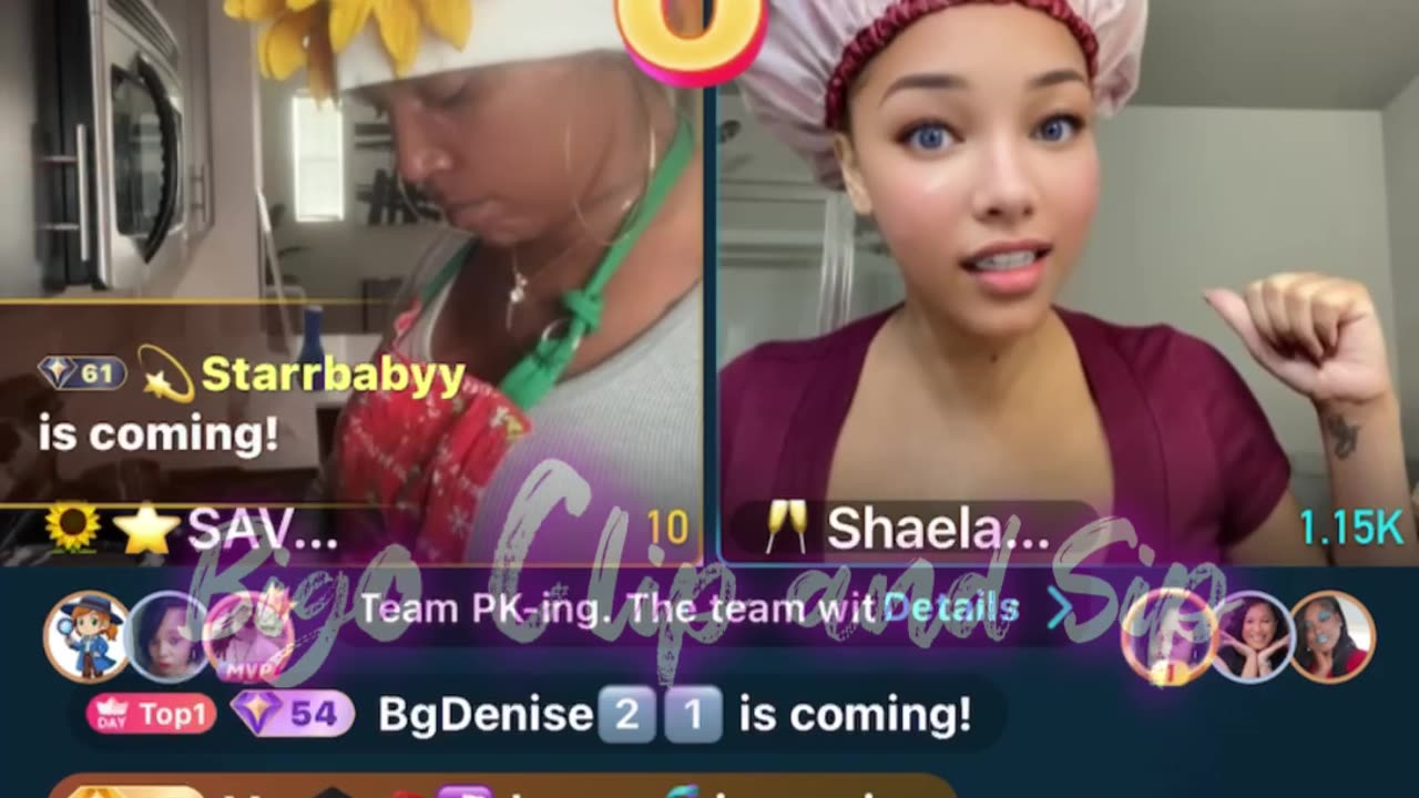 21 goes off on her mom then lines TrinaB n others 7/13/25 #bigoclipandsip