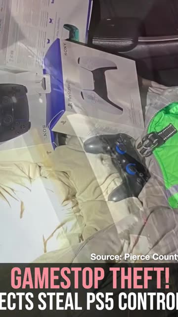 GameStop Theft! Suspects Steal $1000 Worth of PS5 Controllers