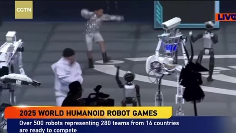 NOW - 2025 World Humanoid Robot Games opens in Beijing.