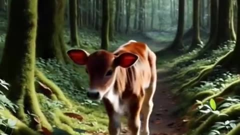 Cow off kid