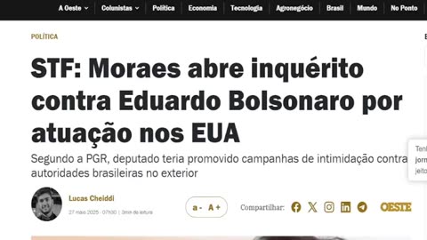 TRUMP AFRONTOU O STF E ORDENA LIBERTAÇÃO DE TODOS DO DIA 8 DE JANEIRO!! EDUARDO ENVOLVIDO!