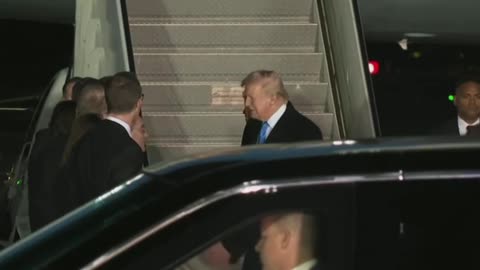 President Donald Trump & First Lady Melania arrive in Italy for Pope
