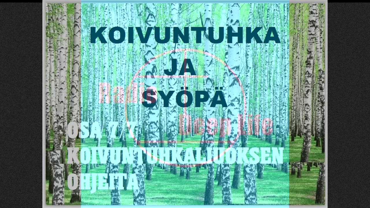 Koivuntuhka ja syöpä - Osa 7 - Koivuntuhkaliuoksen ohjeita