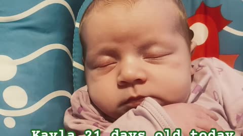 Kayla’s Day 21 Magic: Sweet Baby’s Heartwarming Growth!