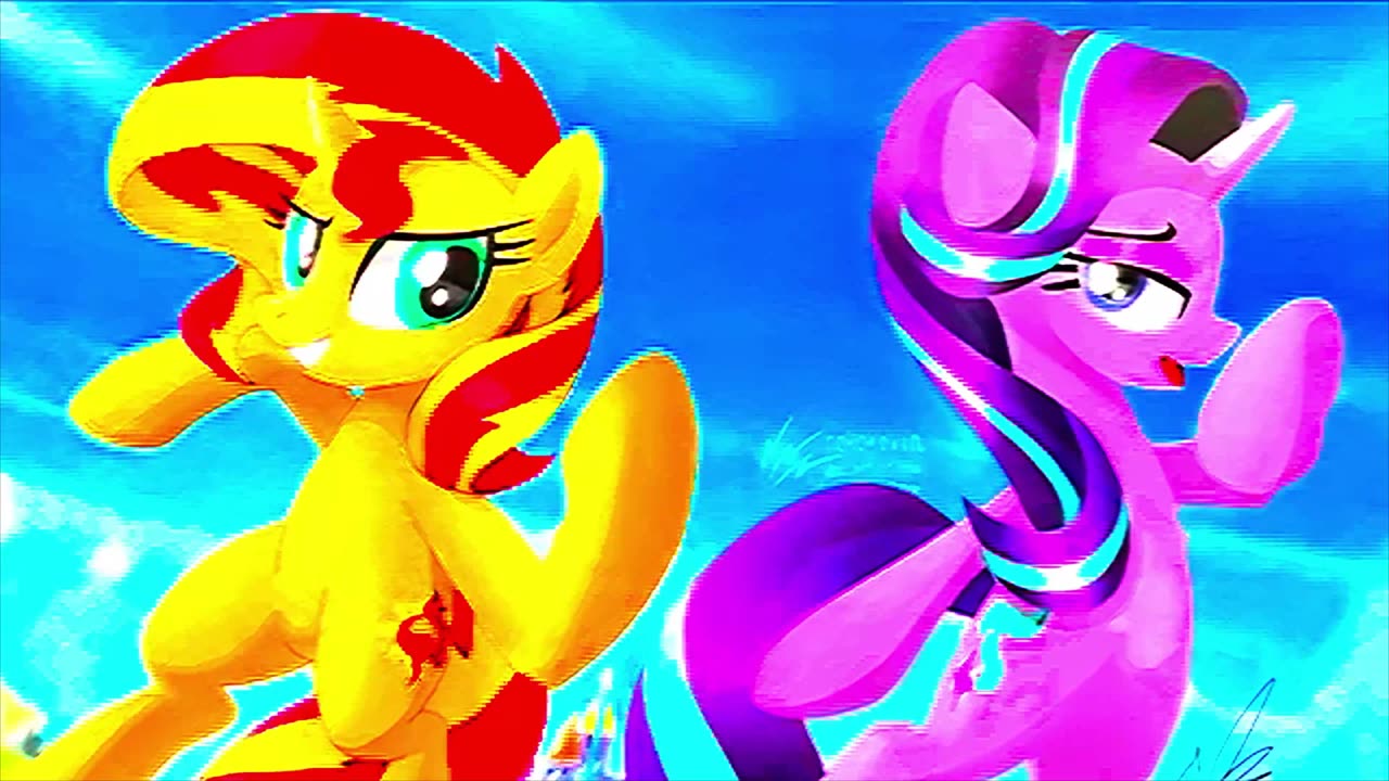 A friend in the mirror (sunset and starlight)