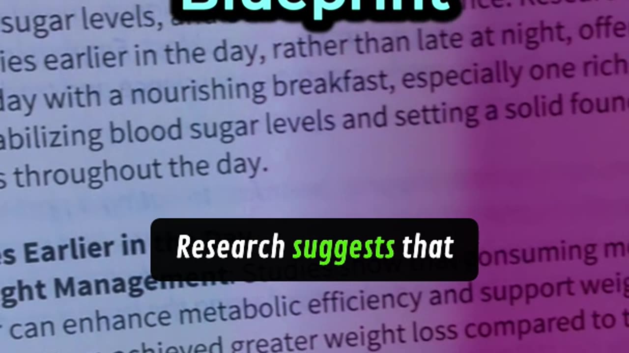 Day 6 - Why WHEN You Eat Might Matter MORE Than WHAT You Eat