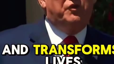 President Trump truly praying.