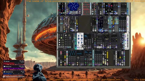 Gaming with VCV Rack Ambient 🙏 Meditative Sound 🕉 For Inner Peace ☮