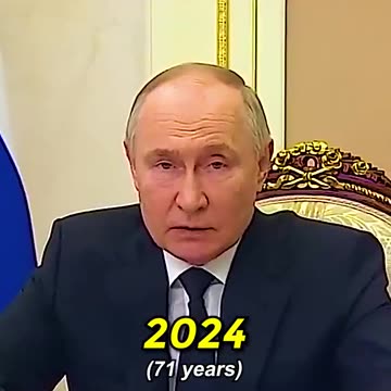 President Vladimir Putin over the years