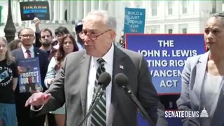 Schumer: "They don't want poor people to vote! They don't want people of color to vote!