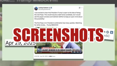 Fact Check: Lindsey Graham DID Post On X About Trump Being Open To The Possibility Of Becoming Pope